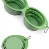 UJT Collapsible Dog Bowls Portable Food Grade Silicone-0