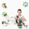 MEINV Collapsible Dog Bowl Travel Set Food Container Poop-3