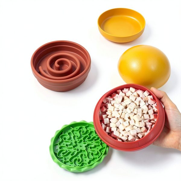 Goodliest Stackable Pet Travel Bowl Silicone Melamine 5-in-1-2