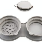 ARTIGREE Foldable Pet Bowls Travel Cat Dog Food Water-0