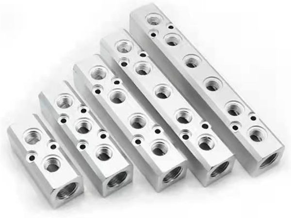 Air Manifold Block It Works Great Aluminum Pneumatic-4