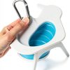TeTech Collapsible Pet Bowl Tripod Stand Travel Dog Cat-2