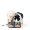 PawsPik Heated Cat Bowl Stainless Steel Outdoor Winter-4