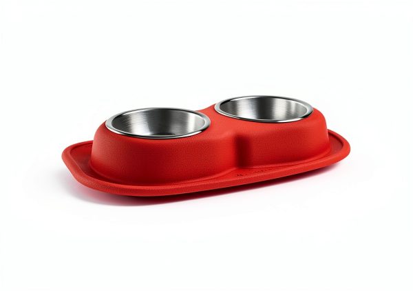 WeatherTech Pet Travel Bowl Light Grey Dishwasher Safe-2