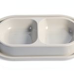 POPETPOP Cat Bowl Dual Compartment Outdoor Feeding Solution-0