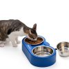 PawsPik Heated Cat Bowl Stainless Steel Outdoor Winter-2