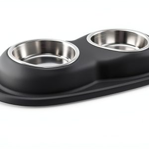 WeatherTech Pet Travel Bowl Light Grey Dishwasher Safe-0