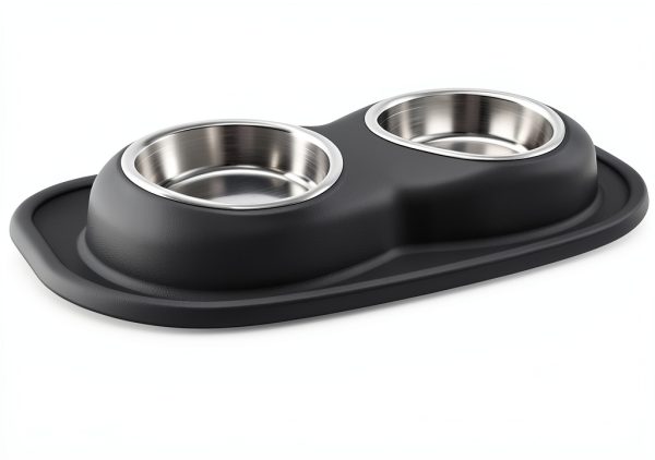 WeatherTech Pet Travel Bowl Light Grey Dishwasher Safe-0