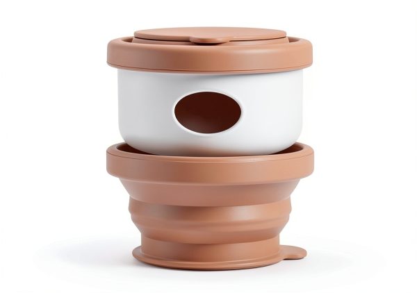 MEINV Collapsible Dog Bowl Travel Set Food Container Poop-1