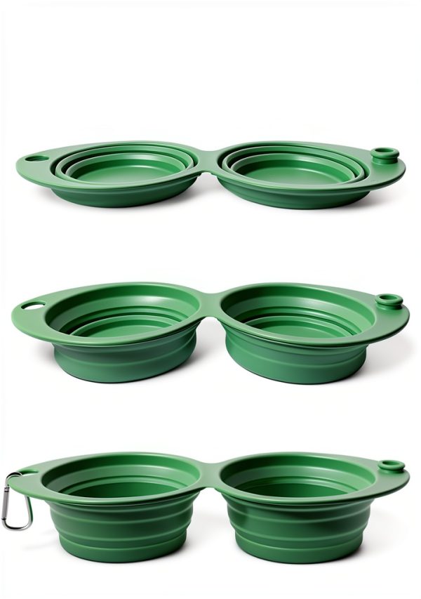 UJT Collapsible Dog Bowls Portable Food Grade Silicone-7