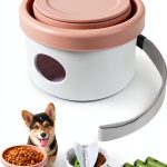 MEINV Collapsible Dog Bowl Travel Set Food Container Poop-0
