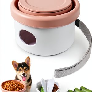 MEINV Collapsible Dog Bowl Travel Set Food Container Poop-0