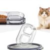 YBEATY Ant Proof Pet Bowls Disposable Double Bowl Travel-2