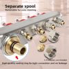 Radiant Heating Manifold FAHKNS Stainless 5 Loop-4
