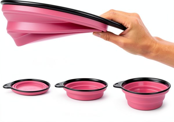 Hills Point Travel Cat Bowl Collapsible Pet Supplies-2