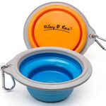 Link Products Collapsible Dog Bowls BPA Free Travel Set-0