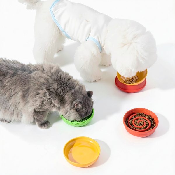 Goodliest Stackable Pet Travel Bowl Silicone Melamine 5-in-1-6