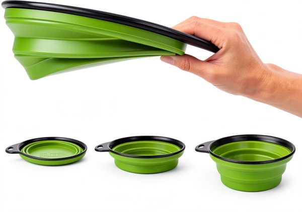 Hills Point Travel Pet Bowl Collapsible Durable Design-2