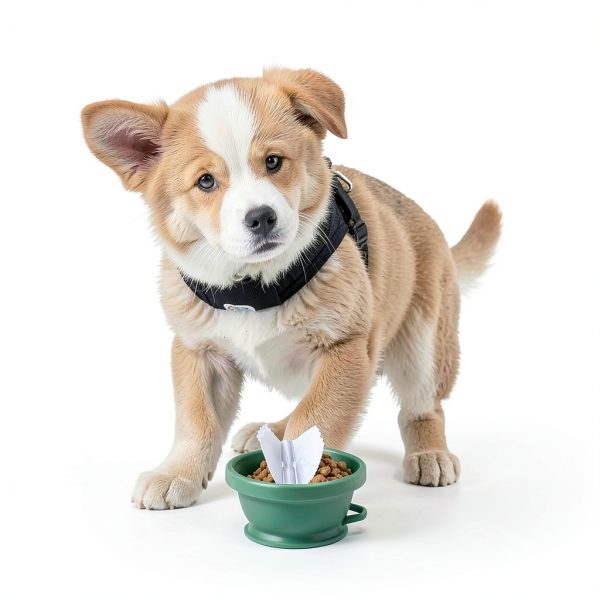 MEINV Collapsible Dog Bowl Travel Set Food Container Poop-6