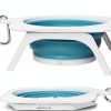 TeTech Collapsible Pet Bowl Tripod Stand Travel Dog Cat-1