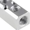 Air Manifold Block It Works Great Aluminum Pneumatic-3
