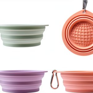 Huoencuo Collapsible Pet Bowl Travel Anti Tip Design-0