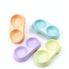 Veloshine Dual Compartment Pet Bowl Travel Cat Dog Food-0
