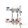 FAHKNS 2 Branch Floor Heating Manifold Brass Stainless Steel-3