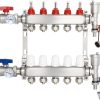 Radiant Heating Manifold FAHKNS Stainless 5 Loop-0