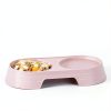 Veloshine Dual Compartment Pet Bowl Travel Cat Dog Food-3