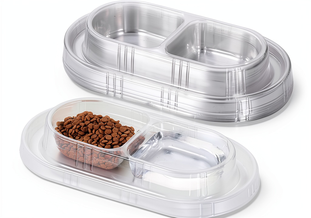 YBEATY ant proof pet bowls showing water ditch design and double compartments