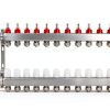 FAHKNS Radiant Heating Manifold Stainless Steel 12 Loop-1