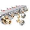 FAHKNS Radiant Heating Manifold Stainless Steel 12 Loop-4