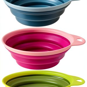 Fairly Odd Treasures Collapsible Pet Bowls Travel Dog Cat-0