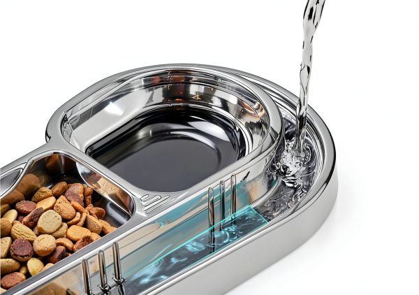 Harhana Ant Proof Pet Bowls BPA Free Plastic Travel Feeding-4