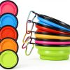 Blusaryme Collapsible Pet Bowl Foldable Travel Dog Cat Bowls-0