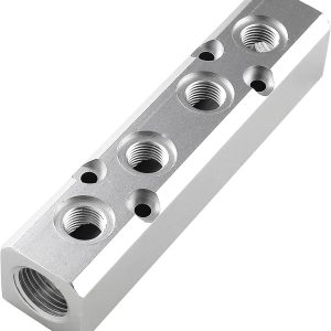 Air Manifold Block It Works Great Aluminum Pneumatic-0