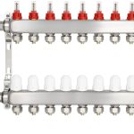 FAHKNS Floor Heating Manifold Stainless Steel Visual Flow-0