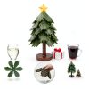 ZHRTZ Teapot Trivet Set Green Tree Design Heat Protection-2
