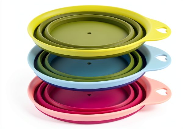 Fairly Odd Treasures Collapsible Pet Bowls Travel Dog Cat-1