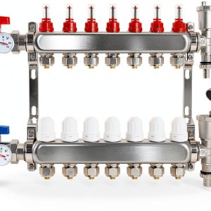 FAHKNS Radiant Heating Manifold Stainless Steel Automatic-0