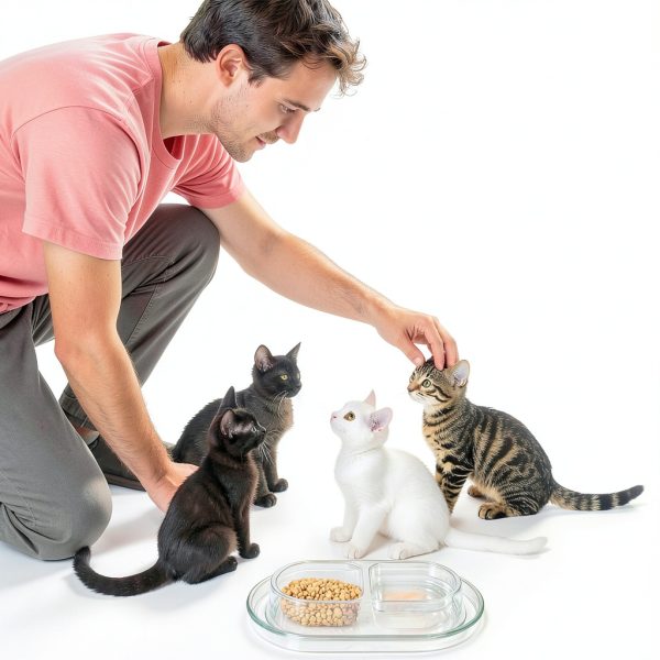 YBEATY Ant Proof Pet Bowls Disposable Double Bowl Travel-5