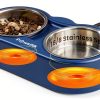 PawsPik Heated Cat Bowl Stainless Steel Outdoor Winter-0