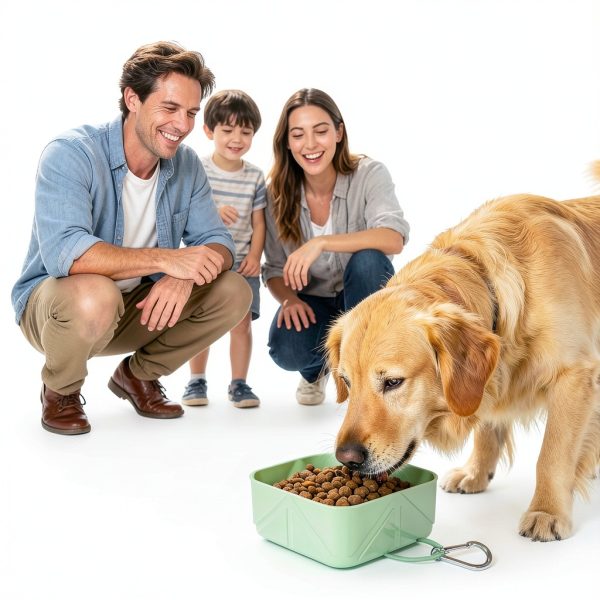 ITISMUNGO Collapsible Travel Dog Bowls Food Grade Silicone-1