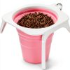 TeTech Collapsible Pet Bowl Tripod Stand Travel Dog Cat-3
