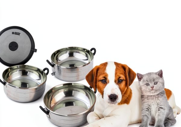 Healthy Human Go Pet Bento Stainless Steel Travel Bowls-3