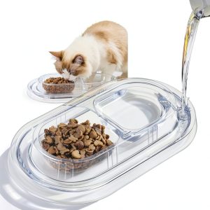 Harhana Ant Proof Pet Bowls BPA Free Plastic Travel Feeding-0