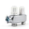 FAHKNS Radiant Heating Manifold 3 Loop Stainless-3