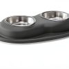 WeatherTech Pet Travel Bowl Light Grey Dishwasher Safe-1