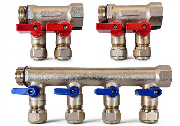 Fitting Store PEX Manifold 4 Loop Radiant Heating-1
